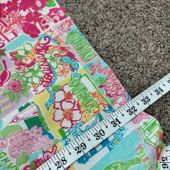 Lilly Pulitzer State of Mind Ricci Shift Dress Sz 4 Preppy Coastal Pastel - Picture 11 of 11